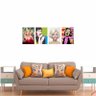 Kit 4 Quadros Decorativo Marilyn e Audrey 50x40 - 2