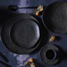 Prato Raso Preto Matte Orgânico Stoneware Porto Brasil - 4