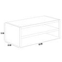 Ver imagem 7 de Suporte para Monitor Stand Home Office Lap 63 cm L03 Amadeirado - Lyam Lyam Decor