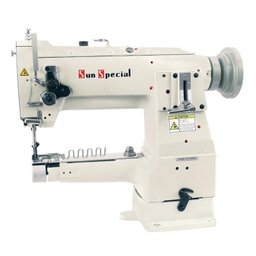 Máquina Costura Industrial Braço Transporte Triplo Cilíndrica SSTC445LB Sun Special - 4