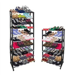 Sapateira 30 Pares Vertical Desmontavel Organizador de Calçados 60 Sapatos com 10 Prateleiras - 4