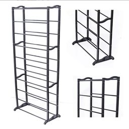 Sapateira 30 Pares Vertical Desmontavel Organizador de Calçados 60 Sapatos com 10 Prateleiras - 1