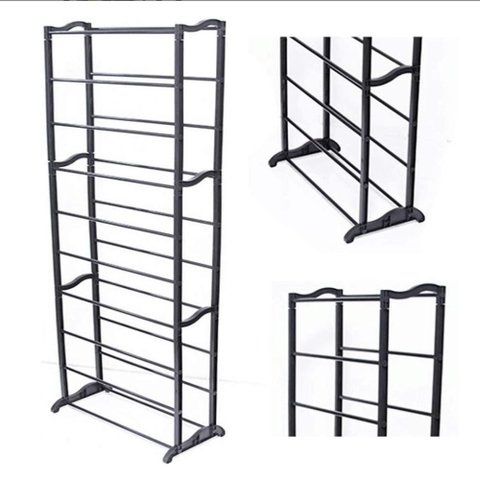 Sapateira 30 Pares Vertical Desmontavel Organizador de Calçados 60 Sapatos com 10 Prateleiras