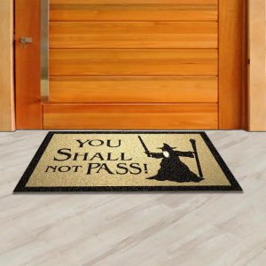 Tapete Capacho Divertido Halloween Bruxo Harry Potter 60x40 Cm.