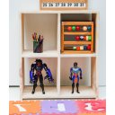 Ver imagem 2 de Armário Infantil Montessori com Nicho Auxiliar para Guardar Brinquedos e Materiais Escolares - Palom