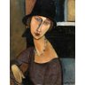 Jeanne Hebuterne - Modigliani - Tela 50x65 Para Quadro - 1