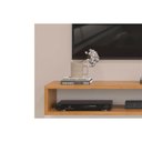 Ver imagem 3 de Painel Quarto P/ Tv até 50 Polegadas Nando Ripado C/ Prateleira 136x107cm Cedro/bali - Dj Móveis