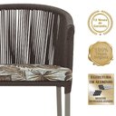 Ver imagem 6 de Mesa e 6 Cadeiras de Jantar Noronha Fendi E6 Trama Original Marrom