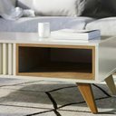 Ver imagem 5 de Mesa De Centro Para Sala Jeri Off White Freijo Clb Off White