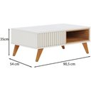 Ver mais imagens de Mesa De Centro Para Sala Jeri Off White Freijo Clb Off White
