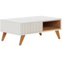 Ver imagem 1 de Mesa De Centro Para Sala Jeri Off White Freijo Clb Off White