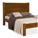 Ver imagem 1 de Cama Casal 100% Madeira Maciça Lara Castanho