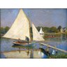 Barqueiro em Argenteuil - Monet - Tela 30x40 Para Quadro - 1