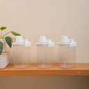 Ver imagem 7 de Kit de 3 Porta Sabão em Pó 1,8l com Copo Dosador e Travas de Lavanderia - Oikos