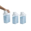 Ver imagem 2 de Kit de 3 Porta Sabão em Pó 1,8l com Copo Dosador e Travas de Lavanderia - Oikos