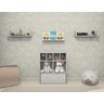 Estante Nicho Organizador de Brinquedos Infantil em Mdf Plancasa:off White - 2