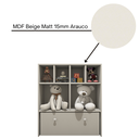 Ver mais imagens de Estante Nicho Organizador de Brinquedos Infantil em Mdf Plancasa:off White