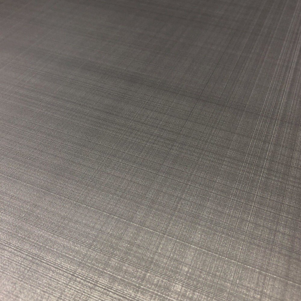 Kit 5 Rolos Papel Parede Lavavel Metalico Texturizado Chumbo