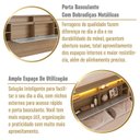 Ver mais imagens de Cabeceira Casal e Queen com LED e Organizador Genebra