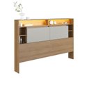 Ver imagem 6 de Cabeceira Casal e Queen com LED e Organizador Genebra