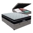 Ver imagem 1 de Cama Box Casal Baú Colchão Ortobom Elegant Molas Ensacadas