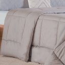 Ver imagem 4 de Edredom Prime Casal 3d Embossed 100% Poliéster 180x220cm Cinza Soft