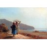Mulheres Conversando - Pissarro - Tela 50x66 Para Quadro - 1
