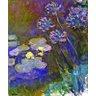 Lírios e Agapantos - Monet - Tela 30x36 Para Quadro - 1
