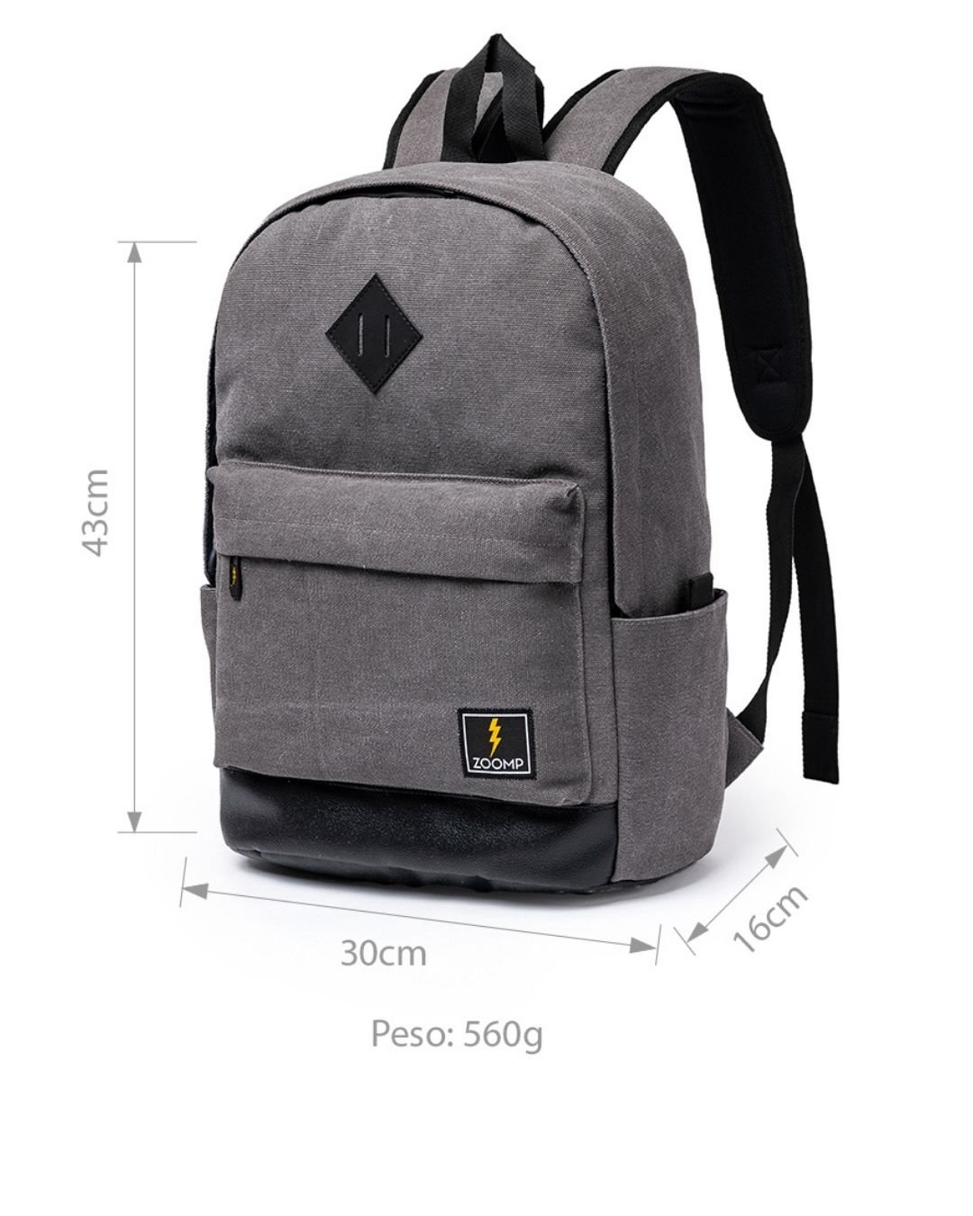 Mochila Zoomp Comet Casual Original Dia A Dia Premium - 3