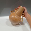 Ver imagem 5 de Vaso Decorativo Enfeite Casa Cerâmica 19x17x17cm Bege