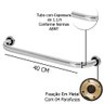 Kit 4 Barra de Apoio Idosos Gestantes Pcd Abnt 2 de 40 / 2 de 60 Cm - 2