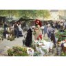 Mercado de Flores - Gilbert - Tela 30x42 Para Quadro - 1