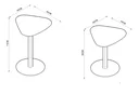 Ver imagem 7 de Conjunto Mesa de Centro Lateral de Canto Decorativo Mdf:nature