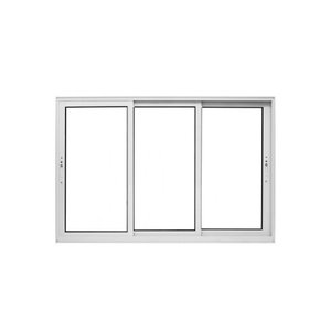 Janela 3 Folhas de Correr Alumínio Branco 100x200 Linha 25