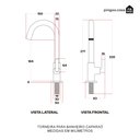 Ver imagem 6 de Torneira para Banheiro Caparaó Pingoo.casa - Preto