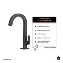 Ver imagem 2 de Torneira para Banheiro Caparaó Pingoo.casa - Preto