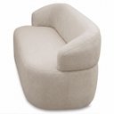 Ver mais imagens de Sofá 3 Lugares Living 170cm Conka F05 Bouclê Bege - Mpozenato