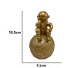 Estatueta Mini Astronauta Sentado Na Lua Resina 15,5Cm - 4