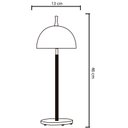 Ver imagem 2 de Abajur 7615 Prata-13x46cm-1L-Soq G9 Max 40W-Bivolt