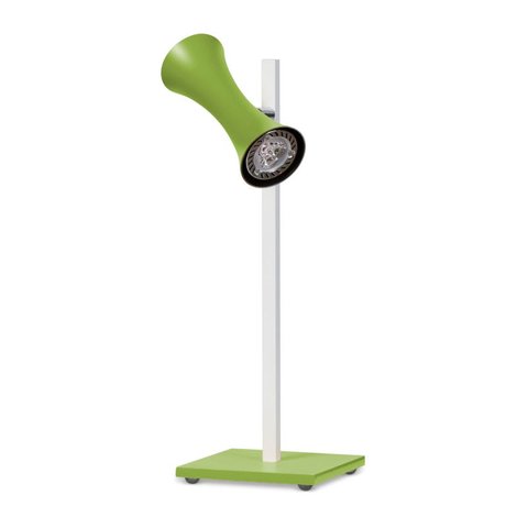 Abajur 7915 Verde-13x39cm-1L-Soq Gu10 Max 50W-Bivolt