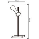 Ver imagem 2 de Abajur 7915 Verde-13x39cm-1L-Soq Gu10 Max 50W-Bivolt