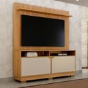 Ver imagem 2 de Estante Home para Tv até 55 Polegadas Berlim Valdemóveis Cinamomo/off