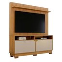 Ver imagem 1 de Estante Home para Tv até 55 Polegadas Berlim Valdemóveis Cinamomo/off