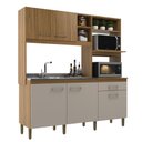 Ver imagem 2 de Cozinha 5 Portas 1 Gaveta Ipe /cristalo - Decibal