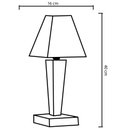 Ver imagem 2 de Abajur 29-16x40cm-1L-Soquete E27 Max 25W-Bivolt