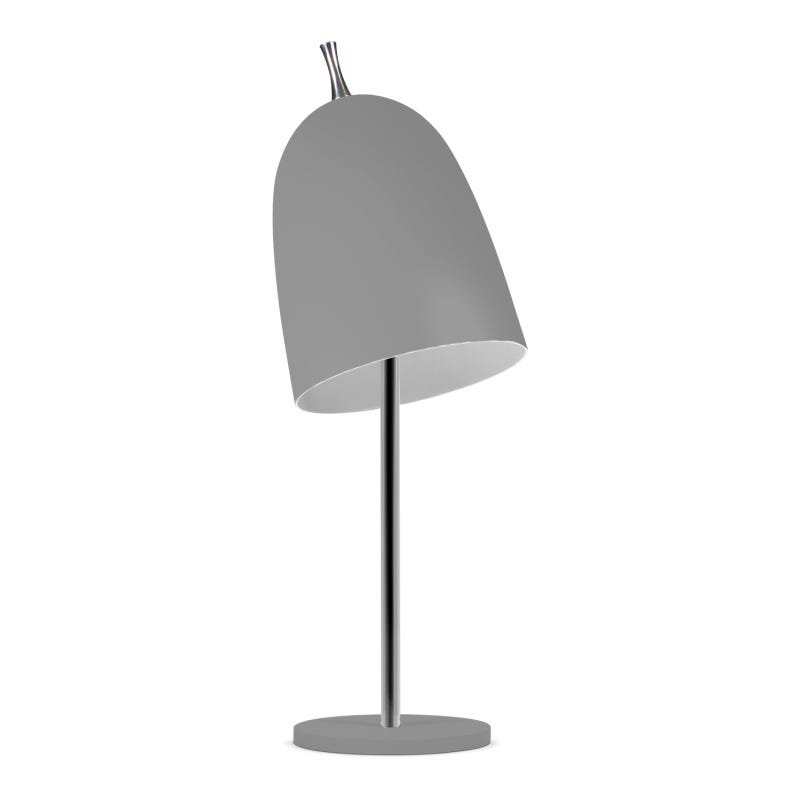 Abajur 7745 Prata-18x45cm-1L-Soq G9 Max 40W-Bivolt
