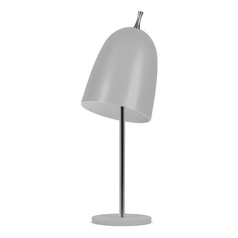 Abajur 7735 Prata-12x35cm-1L-Soq G9 Max 40W-Bivolt