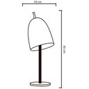 Ver imagem 2 de Abajur 7745 Preto-18x45cm-1L-Soq G9 Max 40W-Bivolt