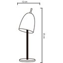 Ver imagem 2 de Abajur 7735 Branco-12x35cm-1L-Soq G9 Max 40W-Bivolt