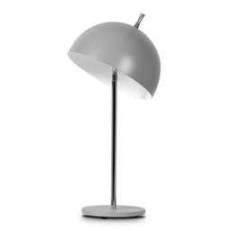 Abajur 7625 Prata-16x50cm-1L-Soq G9 Max 40W-Bivolt - 1
